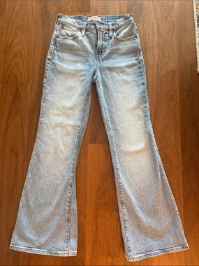 Madewell Light Blue High-Rise Flare Jeans